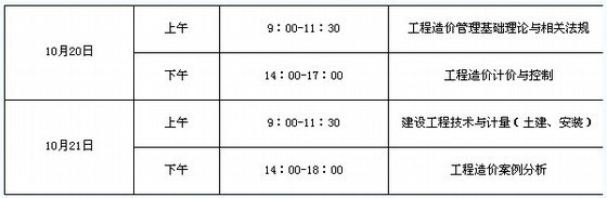 造价师师考试时间资料下载-韶关市2012年造价工程师考试时间及相关工作通知