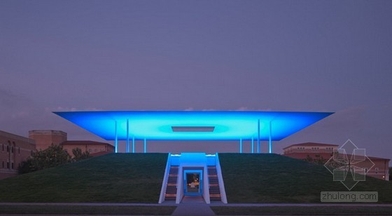 雕塑装置su资料下载-美国艺术家james turrell设计莱斯大学twilight epiphany skyspace雕塑装置