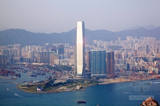 环球贸易广场的设计资料下载-KPF事务所设计香港环球贸易广场