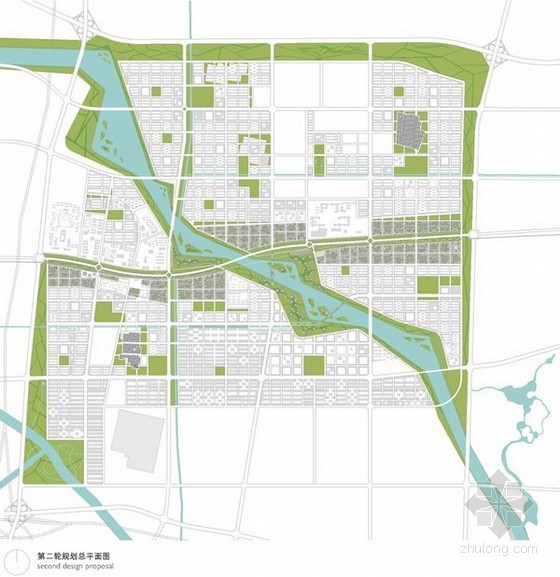 滨水新城国际社区模型资料下载-Nieto Sobejano & LATITUDE设计的郑州白沙“滨水新城”