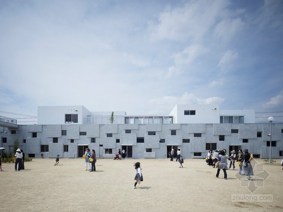 蒙特梭利幼儿园图片资料下载-atelier cube工作室设计日本基督君王幼儿园