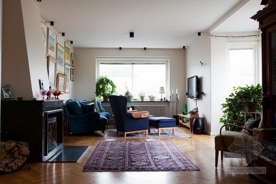 146平米房子装修资料下载-146平米哥本哈根漂亮老房子家居室内设计