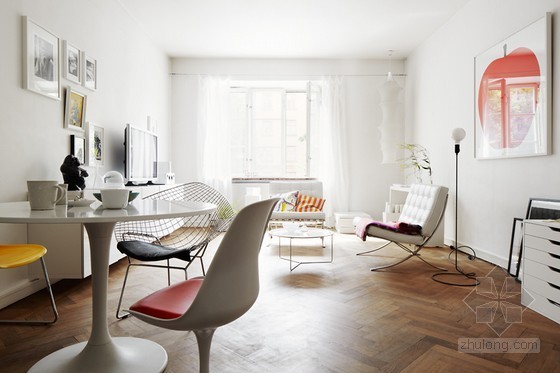 白色家居风格资料下载-瑞典的典型白色北欧风格家居设计
