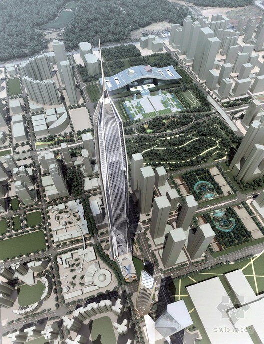 深圳金融建筑资料下载-深圳最高的建筑：高660米的平安金融中心 
