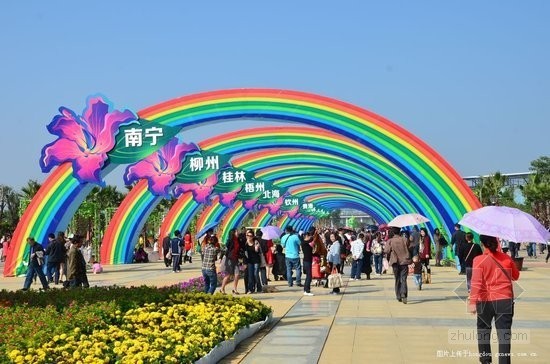 华邦御府建筑模型设计资料下载-广西园博园开园 蕴藏五大看点