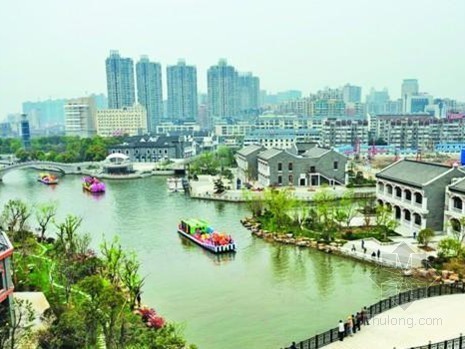 中国无锡天安曼哈顿资料下载-城发集团 扮靓风光带做活水景观