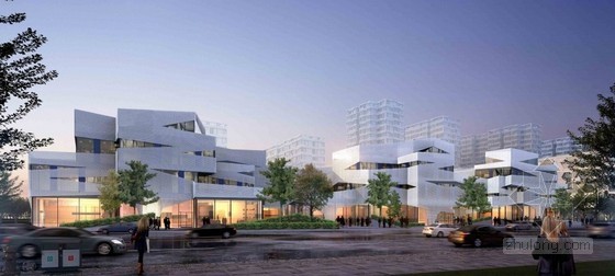 微建筑设计咖啡厅资料下载-同济建筑设计研究院设计的嘉定办公综合体