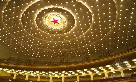 长乐人民会堂资料下载-人民大会堂LED照明光源改造工程通过验收
