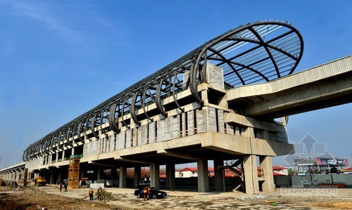 海地公路设计资料下载-上海地铁11号线花桥段主体建成