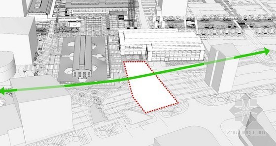 西南区建筑图资料下载-基于“杭州之门”项目——绿色设计及分析