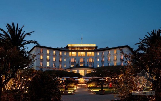 武汉费尔蒙酒店施工图资料下载-法国卡普费拉大酒店室内设计