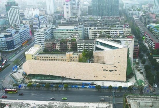 深圳美术馆和图书馆新馆资料下载-四川“如意”美术馆新馆有望本月完工