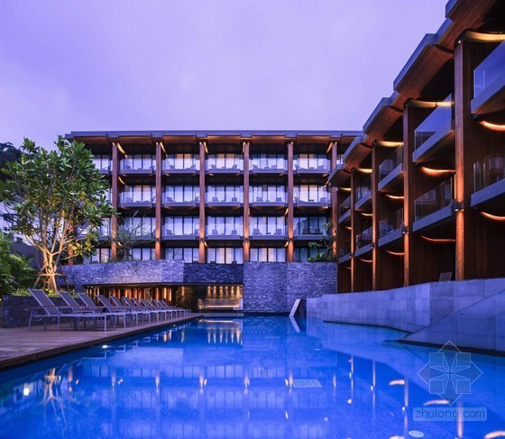 海滨度假酒店设计案例资料下载-泰国最受欢迎海滩边的度假酒店设计