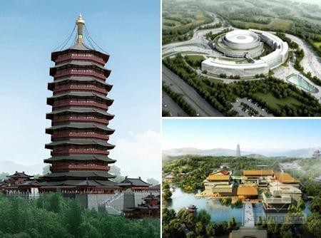 苏州园博会景观su资料下载-北京园博会三大建筑主体完工 堪称化腐朽为神奇典范