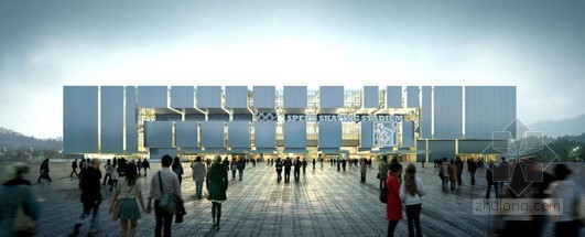 荆州体育中心设计资料下载-Samoo Architects & Engineers设计的韩国江原道“冰景”体育中心