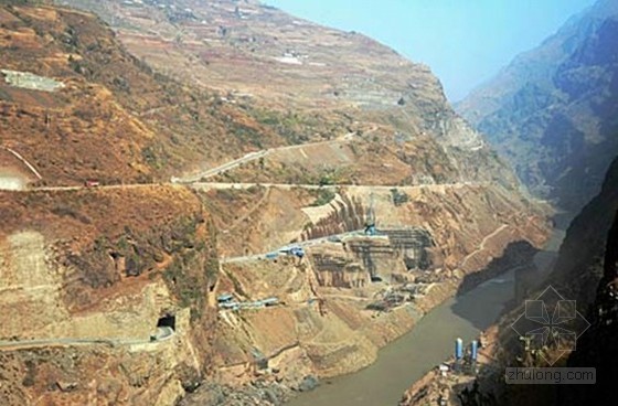 白鹤滩水电站高边坡资料下载-中国第二大水电站白鹤滩水电站土建动工