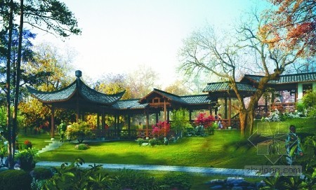 苏州园博会景观su资料下载-北京园博会重庆园将再现西雅图“西华园”