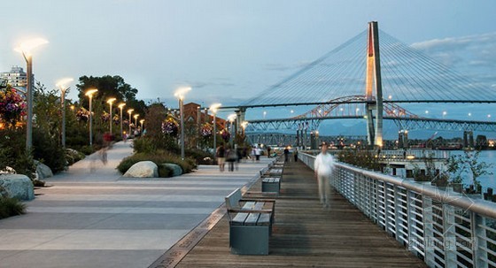 码头公园设计su资料下载-PWL Partnership设计的西敏码头公园