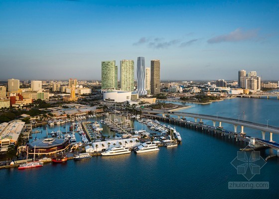 60复式楼公寓资料下载-扎哈·哈迪德设计的美国迈阿密60层摩天大楼