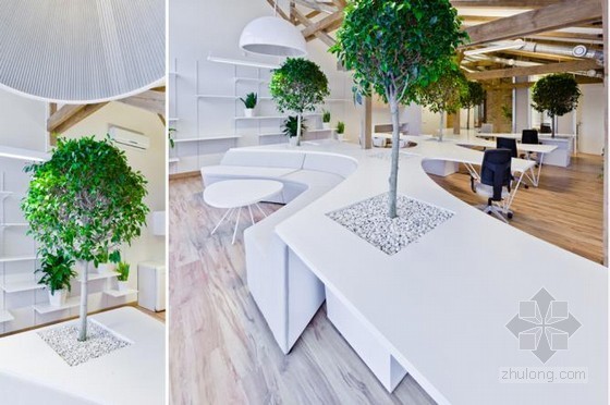 装修办公室loft资料下载-不同风格的loft绿色办公室设计