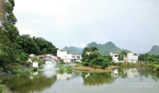 环保生活污水处理设备资料下载-上林县“文娱广场+污水处理设施”让村庄更美丽