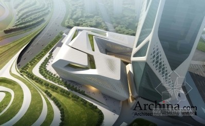 钢结构50米高资料下载- 2.2万钢结构“搭”成南京河西会议中心