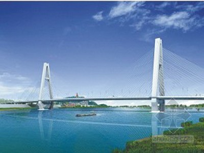 [分享]双a型斜拉索桥龙湾大桥成功合龙