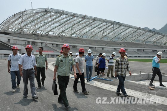 现场大检查制度资料下载-六盘水消防开展在建工程施工现场消防安全大检查