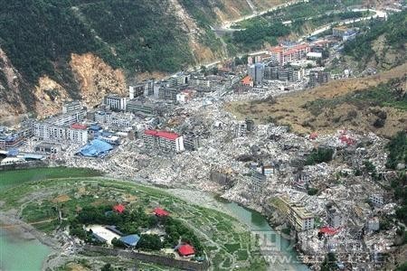 公墓方案设计资料下载-北川地震遗址再遭劫难存亡争议大 数亿投资打水漂 