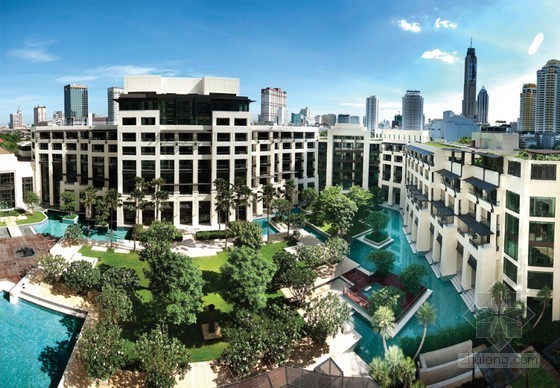泰式室内风格资料下载-曼谷暹罗现代泰式风格的凯宾斯基酒店设计