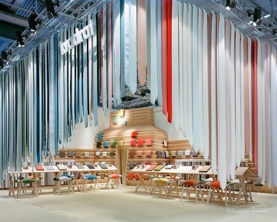 生态展厅su资料下载-2013斯德哥尔摩家居展 丹麦Kvadrat纺织品展厅