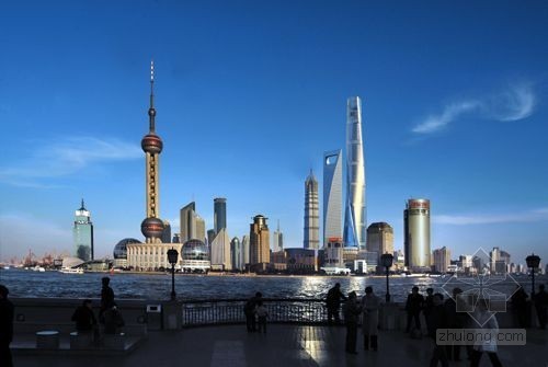 屋顶花园钢结构支撑资料下载-上海中心将于8月3日实现结构封顶