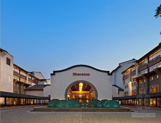 杭州度假酒店酒店资料下载-杭州西溪喜来登度假酒店 城市中最佳的原生态环境