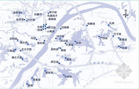 高速地形图cad资料下载-武汉出炉全国首份湖泊地图