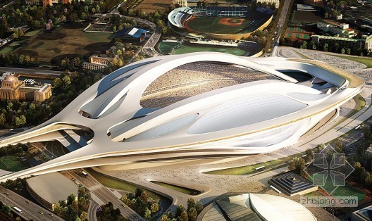 日本建筑竞赛资料下载-日本建筑师联合抗议扎哈设计的2020奥林匹克体育场