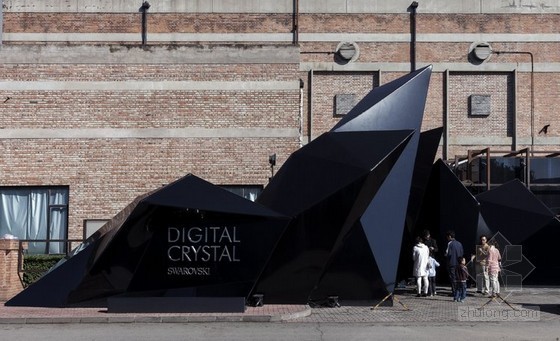 Digital Project资料下载-马岩松 Digital Crystal北京展览设计“月境”