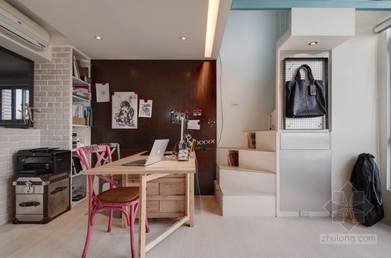 家庭活动室装修资料下载-台湾现代家庭工作室设计 超有感觉