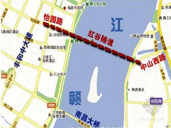 投资估算评审资料下载-南昌跨江隧道--红谷隧道拟下月开建
