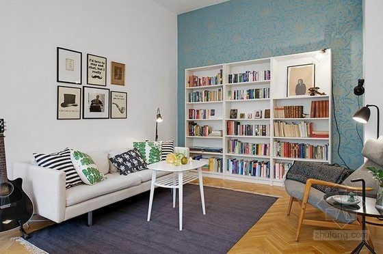 公寓装修60平米资料下载-瑞典60平米温馨公寓设计 带来无限的暖意