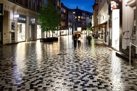 风情步行街文本资料下载-KBP.EU设计的哥本哈根Købmagergade步行街