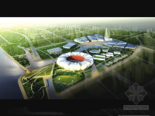 杭州龙湖下沙洲际资料下载-奥体主体育场钢结构合龙 竣工规模大于“鸟巢”