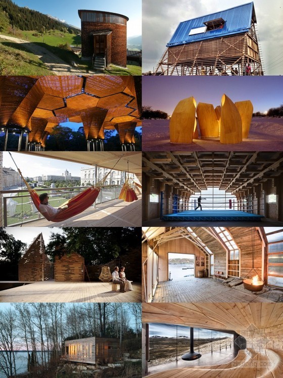木骨架玻璃资料下载-全球十个特色木材料建筑项目出炉