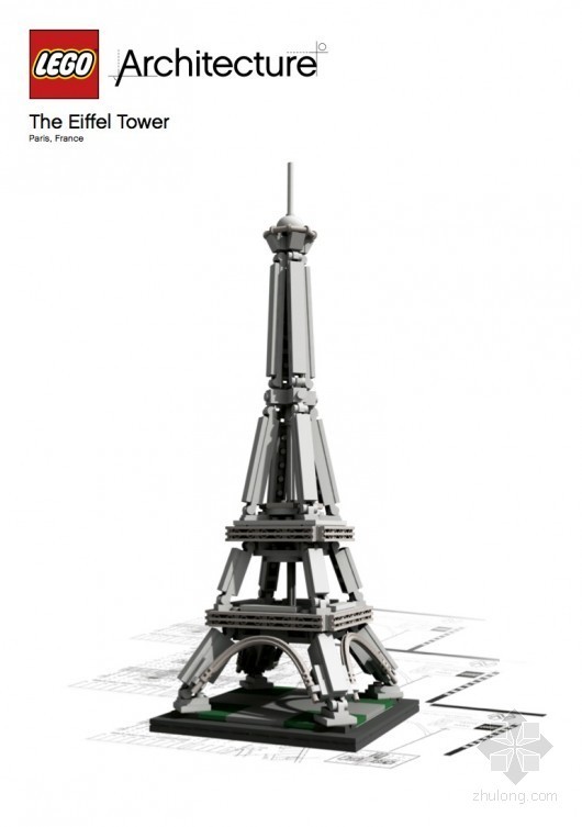 古斯塔夫·埃菲尔资料下载-乐高建筑地标系列：巴黎埃菲尔铁塔将上市