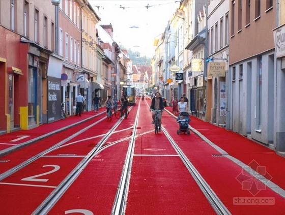 城市街景SU模型资料下载-奥地利创意街景设计