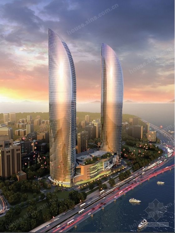 中国第一双子塔世茂大厦封顶 厦岛内价值再升