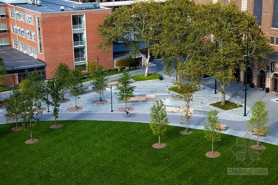 校园公园景观设计分析资料下载-宾夕法尼亚大学里口袋公园景观设计