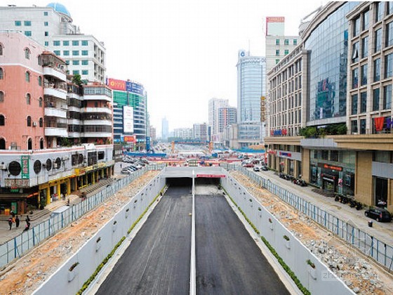 [分享]江门市下沉式立交主隧道建成通车
