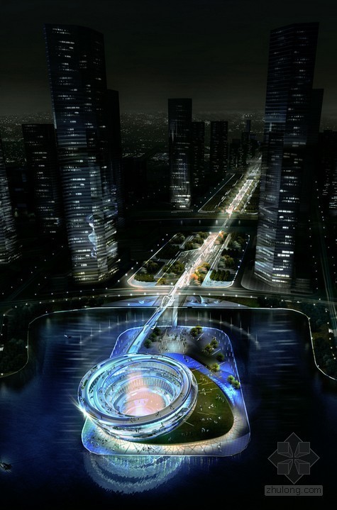 湖南省公共建筑资料下载-新地标：KSP设计的长沙空中“城市螺旋”公共建筑