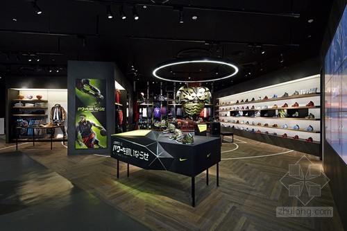 nike旗舰店cad资料下载-日本最大的Nike旗舰店炫酷登场 重磅打造Nike的篮球文化