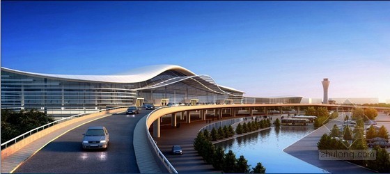 钢结构桥养护方案资料下载-烟台潮水机场建成亮相 钢结构重达1.3万吨